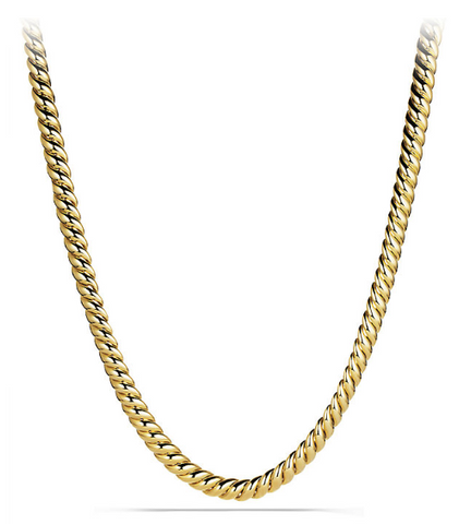 Gold Cable Necklace